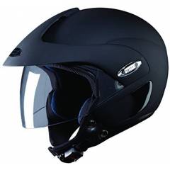 Studds Marshall Matt Balck Open Face Helmet, Size (Large, 580 mm)