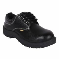 Prima PSF-21 Classic Steel Toe Black Safety Shoes, Size: 6