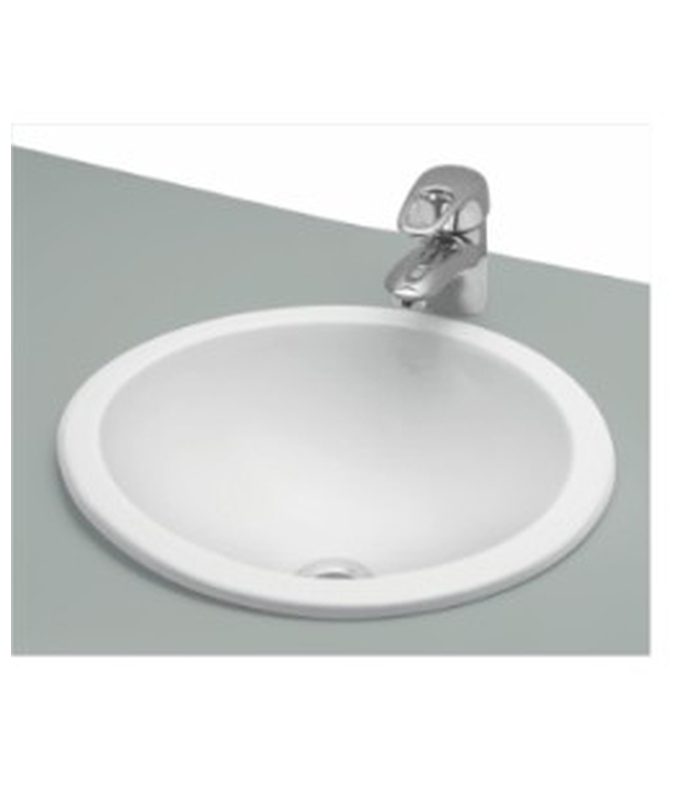 Buy Cera Circle Counter Cabinet Wash Basin 1027 Colour Ivory