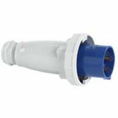 Legrand P17 Tempra 2P+E 63 A Low Voltage Straight Plug, 0587 00