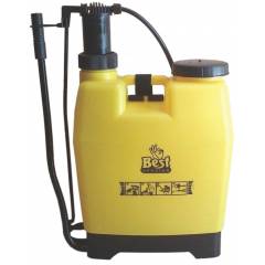 Best Sprayer NF-14 Yellow Knapsack HDPE Tank with 4 Nozzle Set Garden Sprayer, Capacity: 16 L