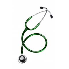 CardiacCheck 24 Inch Green Satinless Steel Stethoscope, CADCHSTHOPD