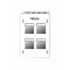 Cornetto 6 Way TPN Single Door MCB Box, 1170