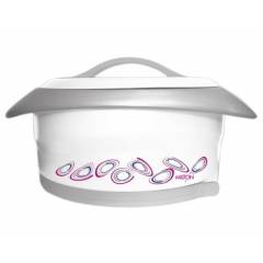 Milton Novel 1500ml White & Gray Casserole, M1007-MNCG-15