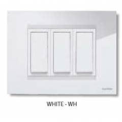 GreatWhite Fiana White 3M Twin Plate, 20603-WH (Pack of 20)