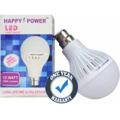 Happy 15W B-22 Cool White LED Bulb, HP-1015
