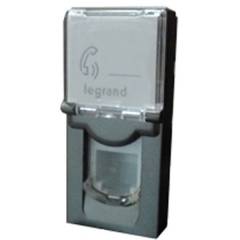 Legrand Arteor 1 Module Category 5e-UTP Square Magnesium Information Socket, 5736 29 (Pack of 20)