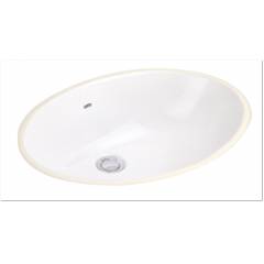 Cotto C-017 MARLOW Under Counter Wash Basin with Front Overflow Hole, Colour: Ivory