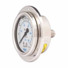 FLUC 0 to 100 psi Pressure Gauge, F63-GFS-S-L-13-C