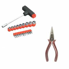 I-Tools 22 Pieces T-bar Screwdriver Tool Kit with Nose Plier