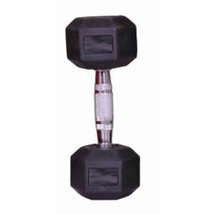 Arnav 3kg Imported Rubber Coated Fixed Weight Hexagon Dumbbell, OSB-700215