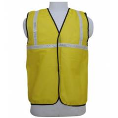 STEC Yellow Reflective Jacket, Tape Reflectivity: 1 Inch