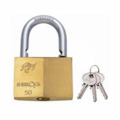 Godrej Sherlock Brass Padlock (3 Keys), 7673