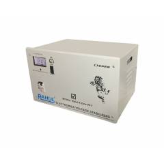 Rahul A-Zone Dlx c 5kVA/20A/100-280V 5 Step Copper Mainline Use Up to 5kVA Load Automatic Copper Voltage Stabilizer
