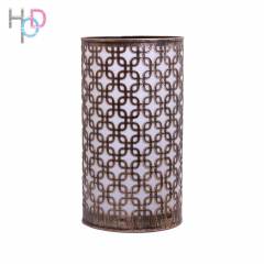 Height of Design HODTL124 Gold Black Squares Night Lamp