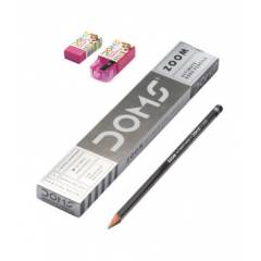 Doms Zoom Round Shape Pencils (Pack of 10)