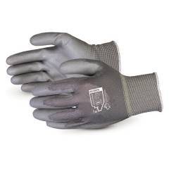 Sunlong PU Coated Black Safety Gloves, Size: XL