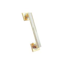 SmartShophar 8 Inch Gold Silver Ixias Concealed Handle 52008-BCHI-GS08