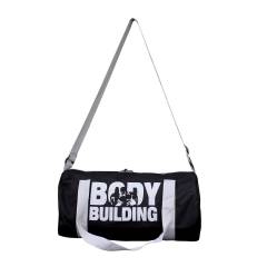 Frazzer Fabric Black Gym Duffle Bag, FR-GYM-DB