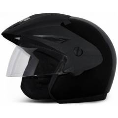 Vega Cruiser WP Black Open Face Helmet, Size (Medium, 580 mm)