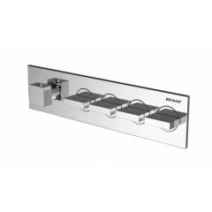 Bravat Wellness Series DM-1-09 Diamond Series 01- Thermostatic Mixer with 4 Outlets Trim Kit