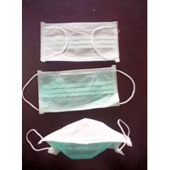 Nonwoven Green Paper Face Mask (Pack of 50)