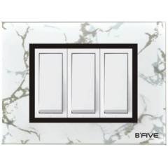 B-Five Marvel 8 Module Horizontal Cover Plate, B-067M (Pack of 10)