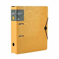Callas 3 Layer Polymer Elite Executive/Corporate Series Lever Arch File, Set of 2, Yellow