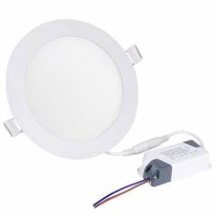 EGK 18W Cool White Slim Round LED Panel Light With Driver, PR-18W
