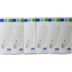 Crompton 20W B-22 3U DF CFL Cool Day Light (Pack of 6)