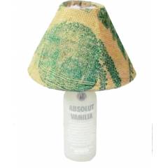 Aadhya Creations Absolute White Gunny Shade Table Lamp, AC13BL052C