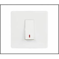 Standard Athena 10A One Way Bell Push Switch, ASYSBXW101