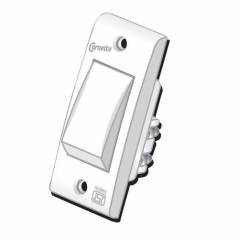Cornetto Crown Non Modular 6A 1 Way Switch, 1003 (Pack of 20)
