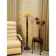 Tucasa Vintage Wooden Lamp with Multi Shade, LG-937