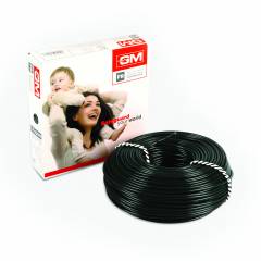 GM 6 Sq mm 90m Black FR Modular Wire, 7006