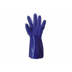 Atlas PVC Blue Hand Gloves, STARFISH PLUS/CEB-005-B (Pack of 10)