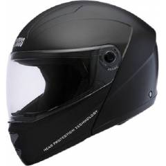 Studds Ninja Elite Motorbike Black Flip-up Helmet, Size (Large, 580 mm)