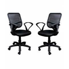 Divano Modular 0017 Medium Back Executive Office Chair (Pack of 2)