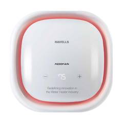 Havells 15 Litre 5S White Adonia Digital Storage Geyser and Water Heater, GHWCADTWH015