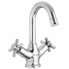 Snowbell Corsa Brass Basin Mixer