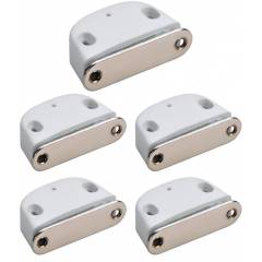 Doyours Tulip D2 Virgin Plastic White Magnet 5 Door Catchers, DY-0130