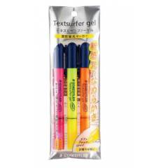 Staedtler 264 PB3 Gel Highlighter Texsurfer Set (Pack of 3)