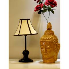 Tucasa Table Lamp with Stripe Shade, LG-381, Weight: 550 g