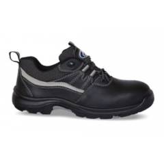 Allen Cooper AC-1425 Heat Resistant Black Safety Shoes, Size: 6