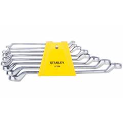 Stanley 8 Pieces Shallow Offset BI-Hex Ring Spanner Set, 70-394E