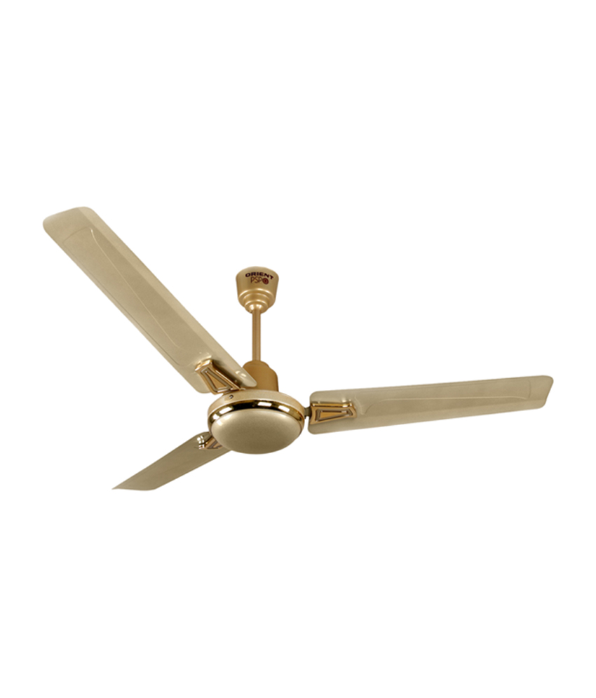 Buy Orient 3 Blades Gold Summer Crown Ceiling Fan Sweep 1200 Mm