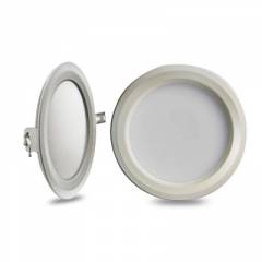 Syska 12W 6-Inch Edge Series Round LED Panel Light (3000K)