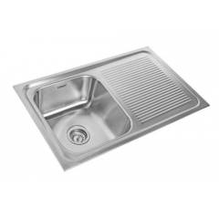 Neelkanth NK-SBSD22M Matt Single Bowl Single Drain Board Stainless Steel Sink