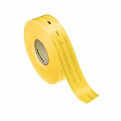 3M 2 Inch Yellow Reflective Tape, Length: 50m