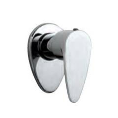 Jaquar Matt Chrome Vignette Prime Flush Cock With 25mm Wall Flange , VGP-81081